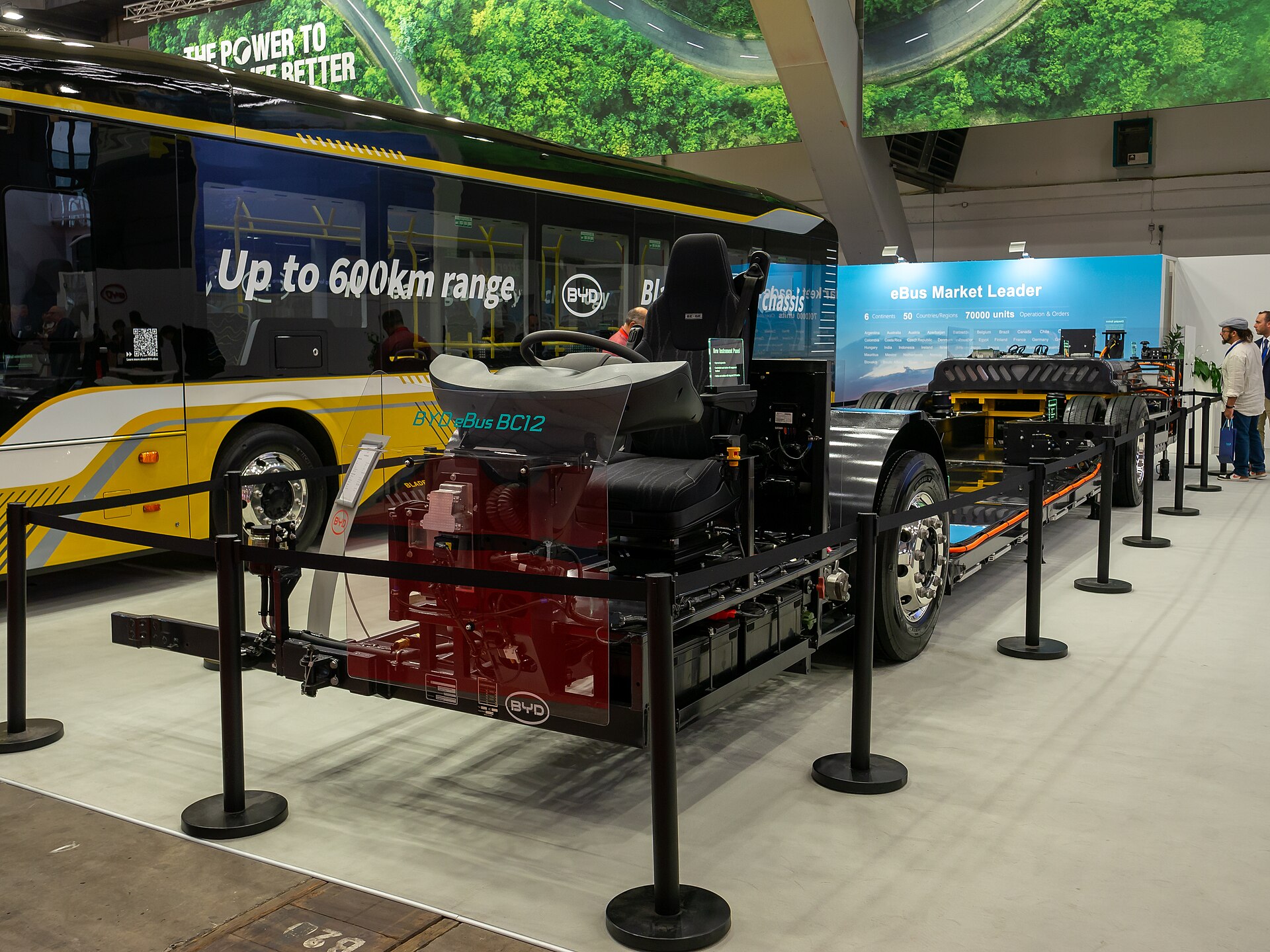 BYD stand at Busworld Europe